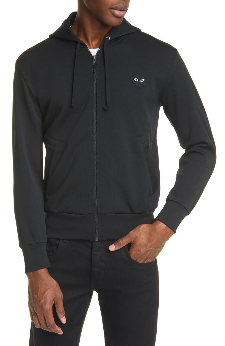 Comme des Garçons PLAY Heart Zip Hoodie, Main, color,