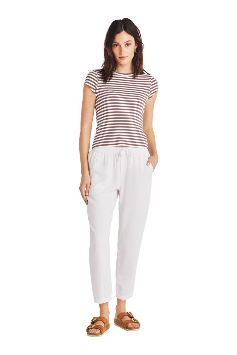Angie Straight Leg Pants, Alternate, color, WHITE