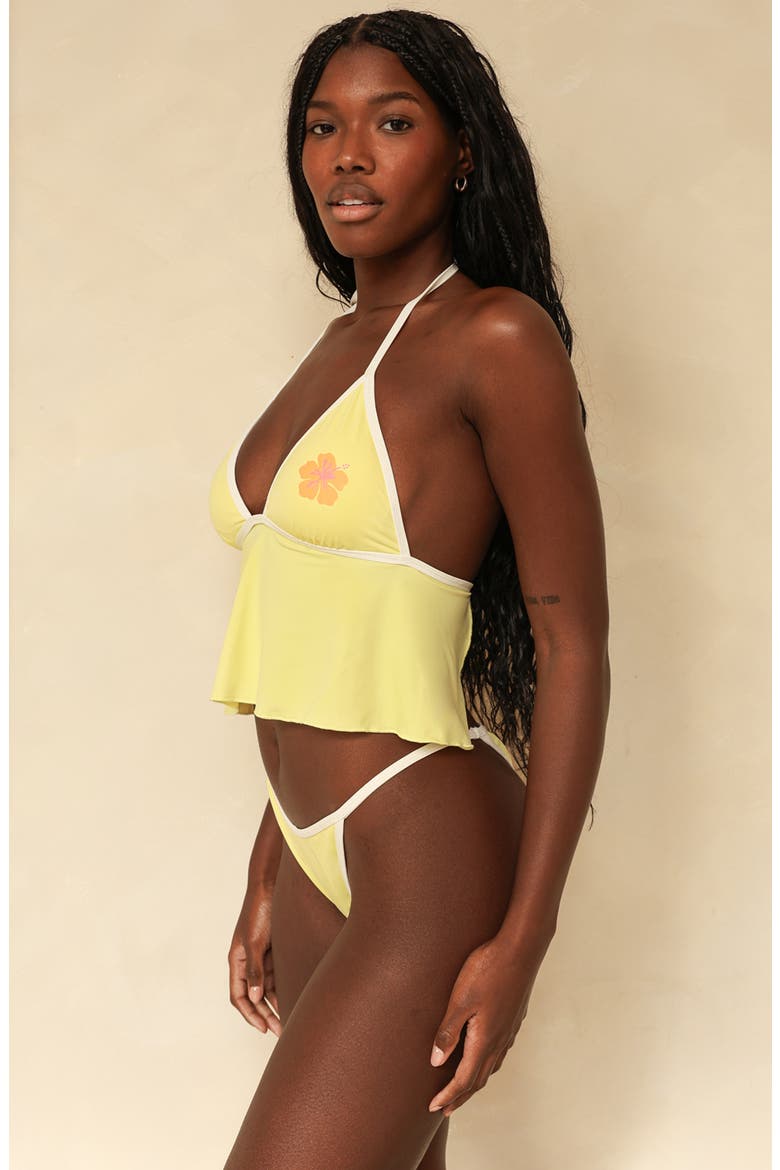 Outback Super Cheeky Bikini Bottom, Alternate, color, Banana Bay