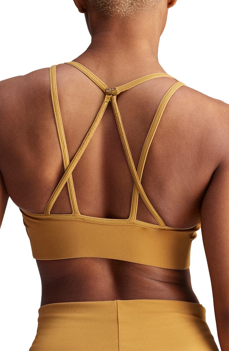 adidas by Stella McCartney TrueStrength Yoga Sports Bra, Alternate, color, Dessert Dune