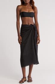 Nordstrom Metallic Stripe Pareo