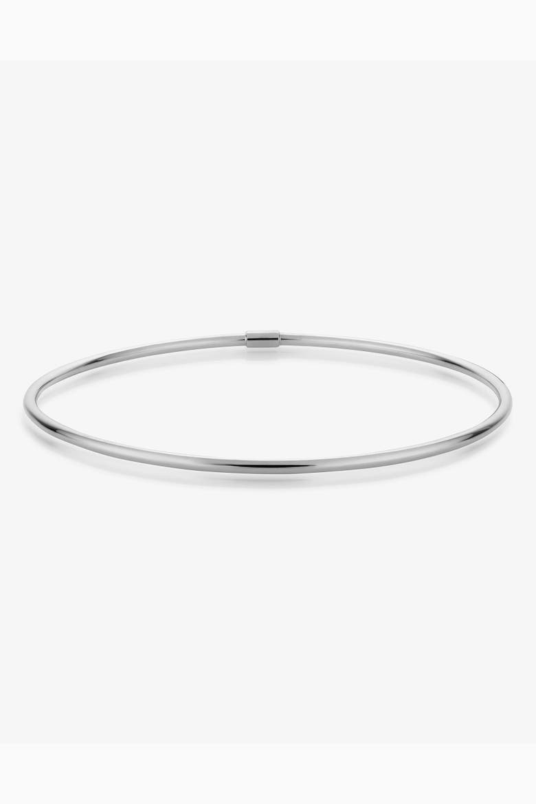 10K Gold Everything Bangle Bracelet, Alternate, color, White Gold