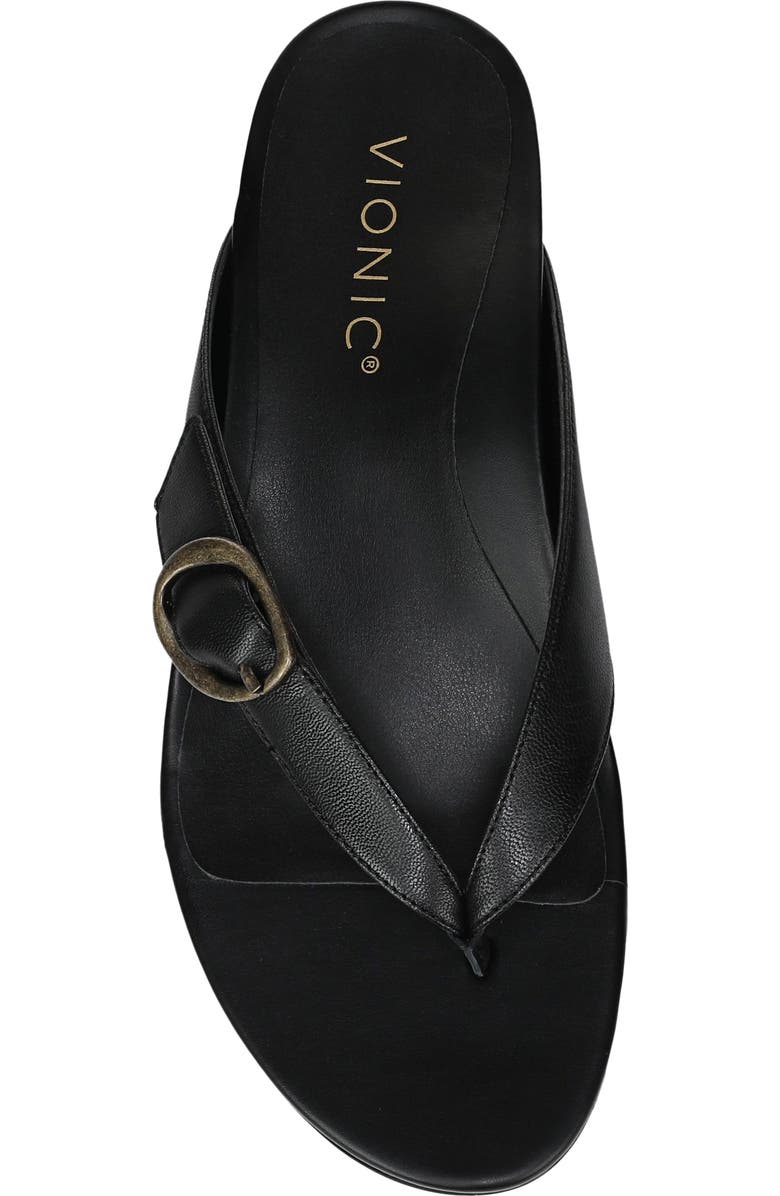 Vionic Grove Flip Flop, Alternate, color, Black