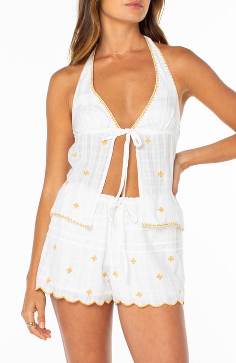 Full Bloom Halter Top