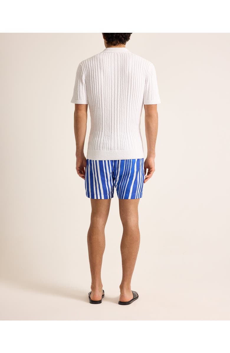 Orlebar Brown Horton Textured Tailored Polo, Alternate, color, Thasos Beach