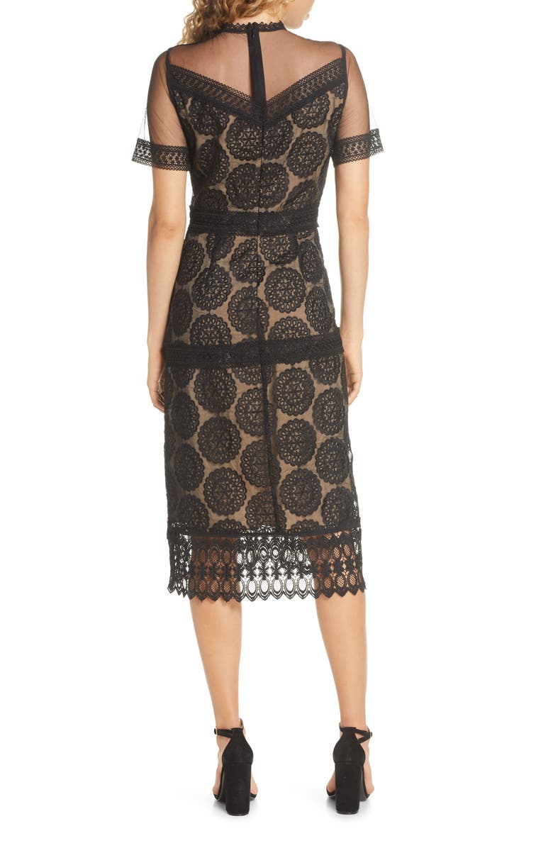 Chelsea28 Lace Midi Dress, Alternate, color, 