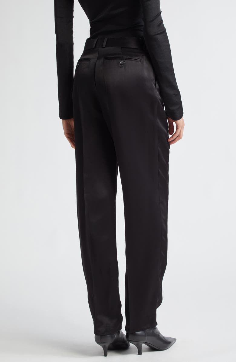 TOTEME Satin Trousers, Alternate, color, 