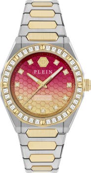 PHILIPP PLEIN Plein Deluxe Two-Tone Bracelet Watch, 36mm