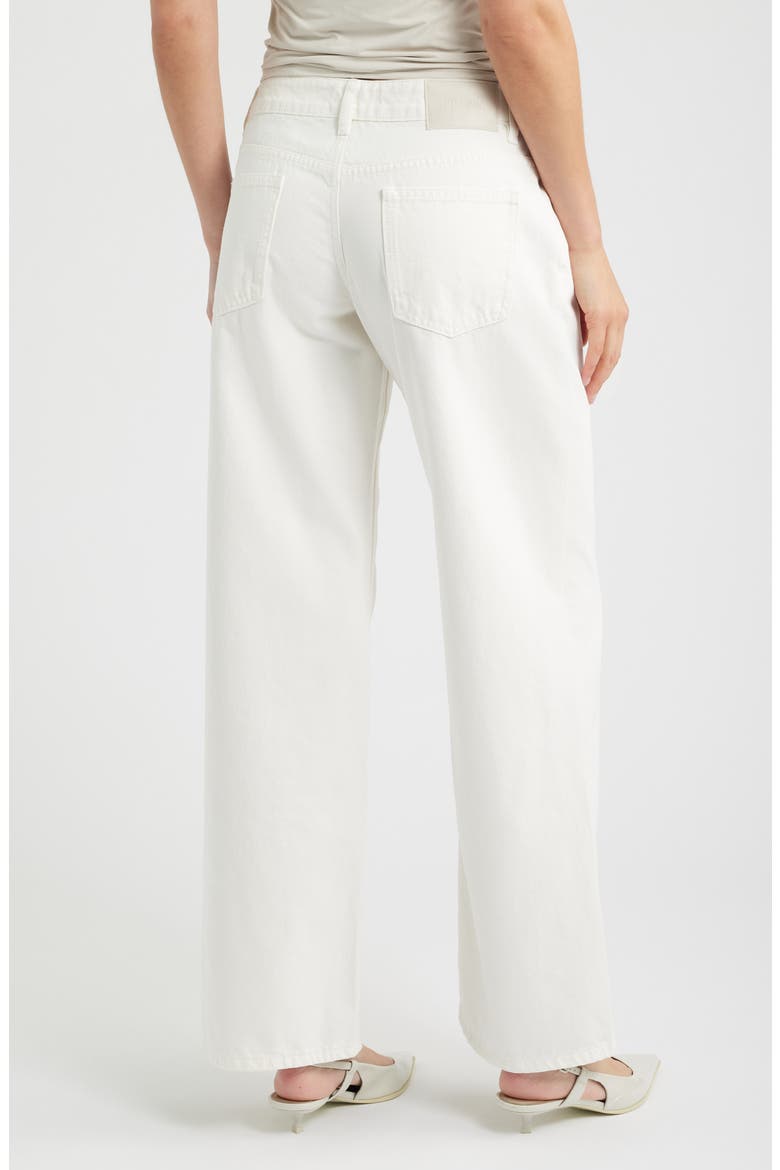 Ellanor Low Rise Slouch Jeans, Alternate, color, WHITE
