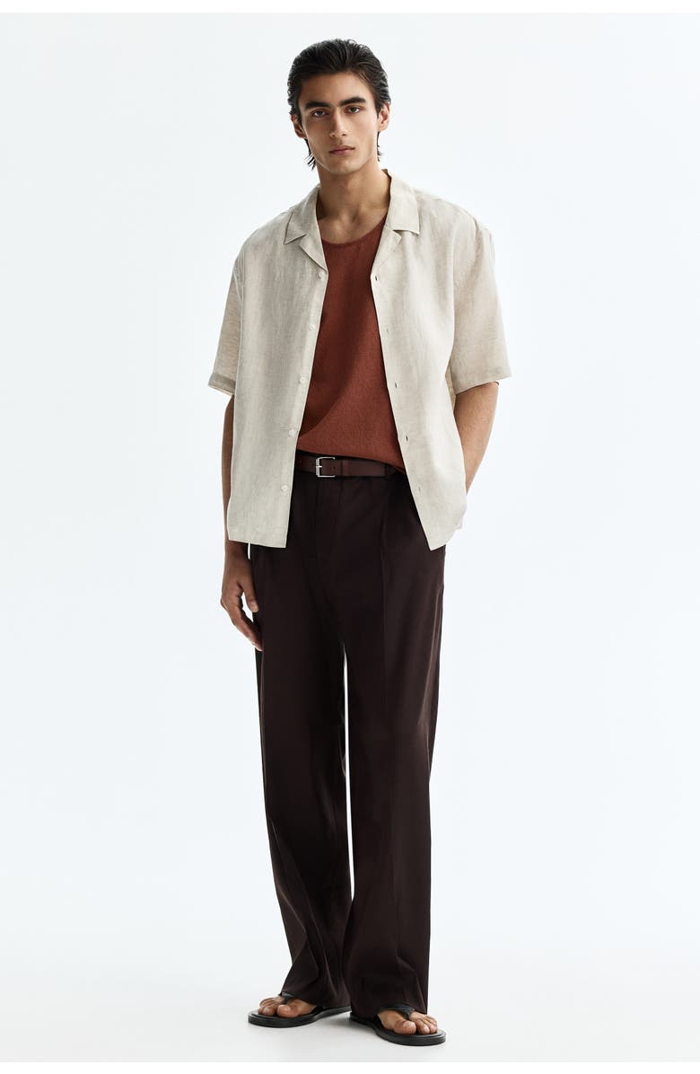 H&M Regular-fit knit tank top, Alternate, color, Dusty Red