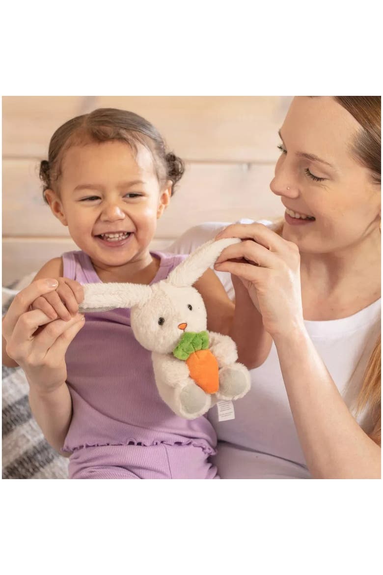 Easter Plush Baby Bunny with Carrot, Alternate, color, Multicolor