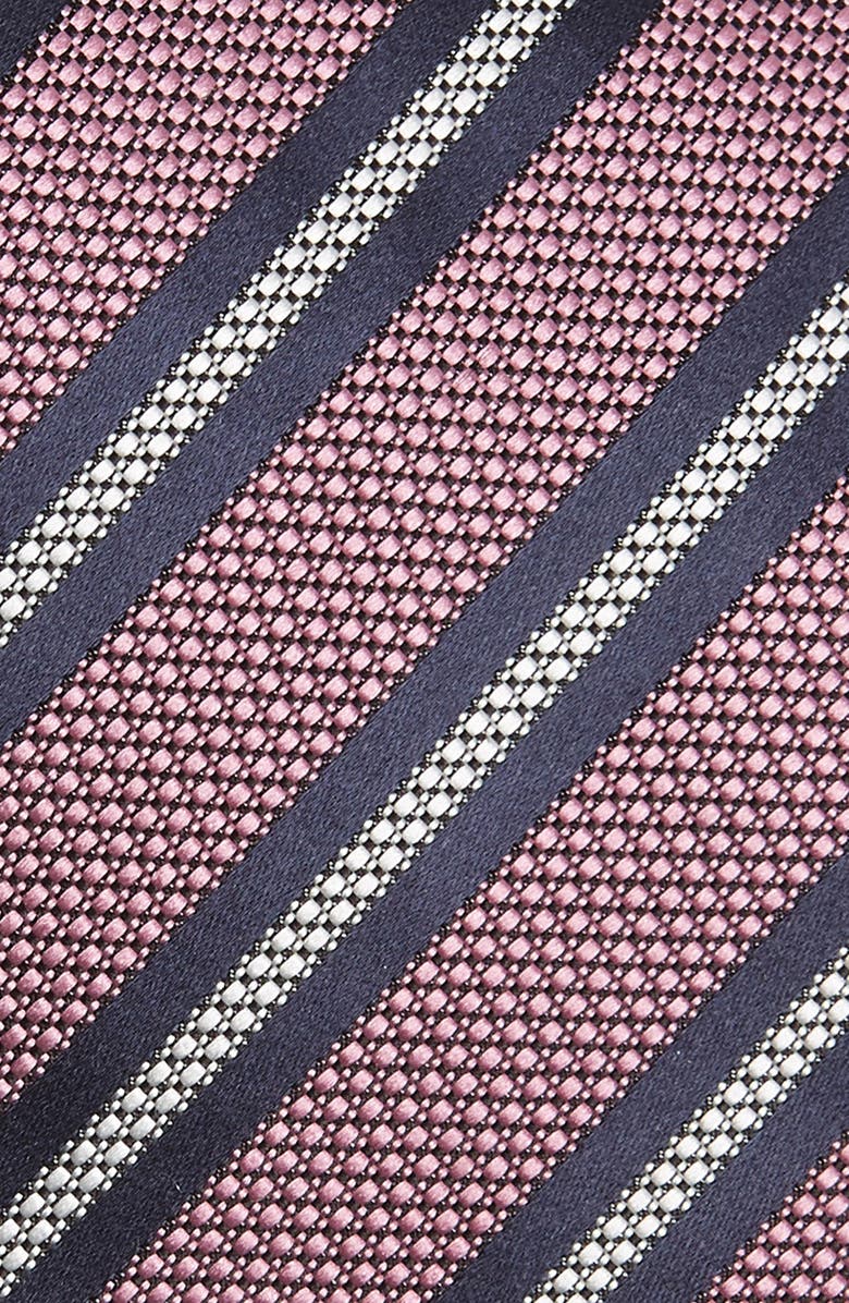 ZEGNA Stripe Silk Tie, Alternate, color, 