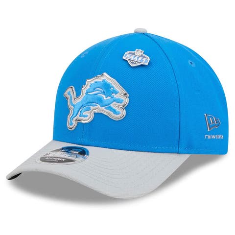 Men's New Era  Blue/Silver Detroit Lions 2026 NFL Draft 9FORTY M-Crown Adjustable Hat