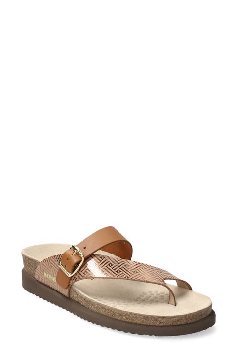 Helen Mix Toe Loop Sandal (Women)