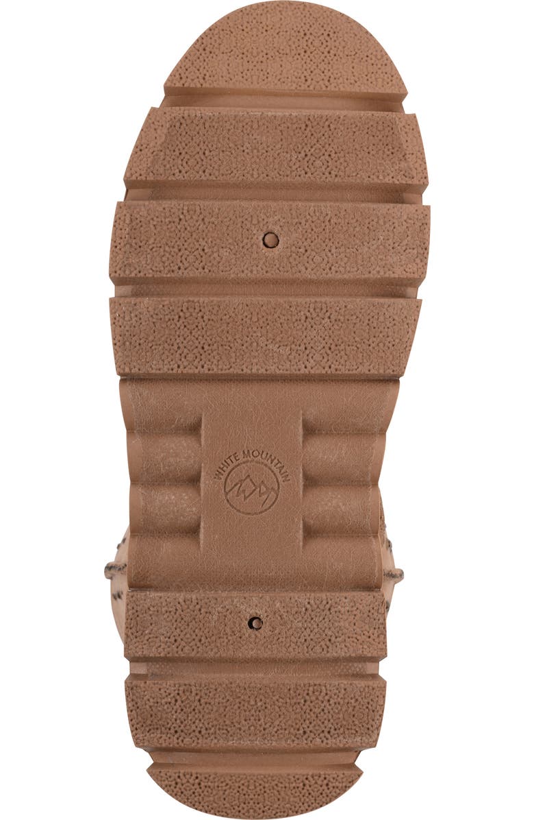 White Mountain Footwear Tripp Faux Fur Lined Boot, Alternate, color, Chestnut Faux Suede