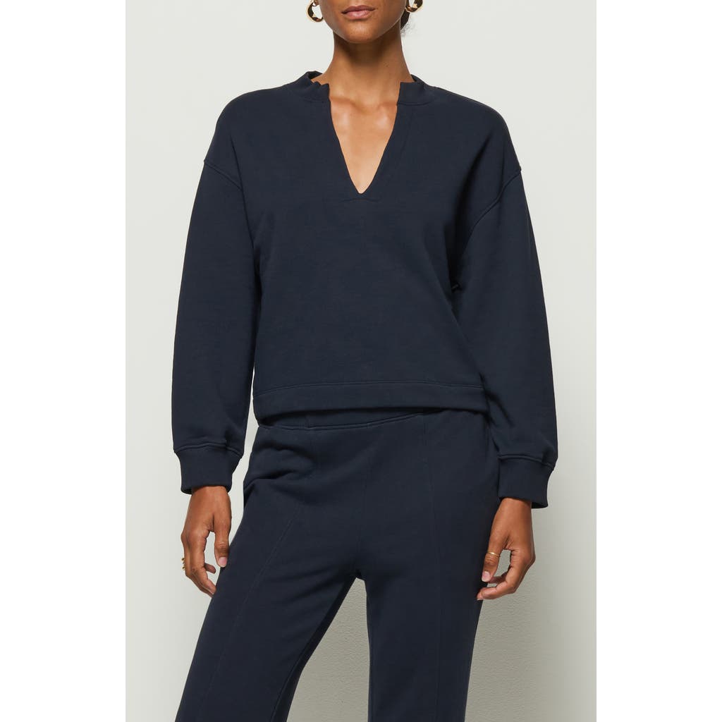 NATION LTD NATION LTD JESSI SPLIT NECK SWEATSHIRT