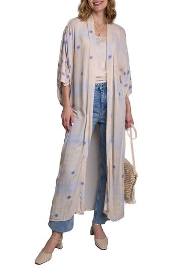 Saachi Aura Duster In Ivory