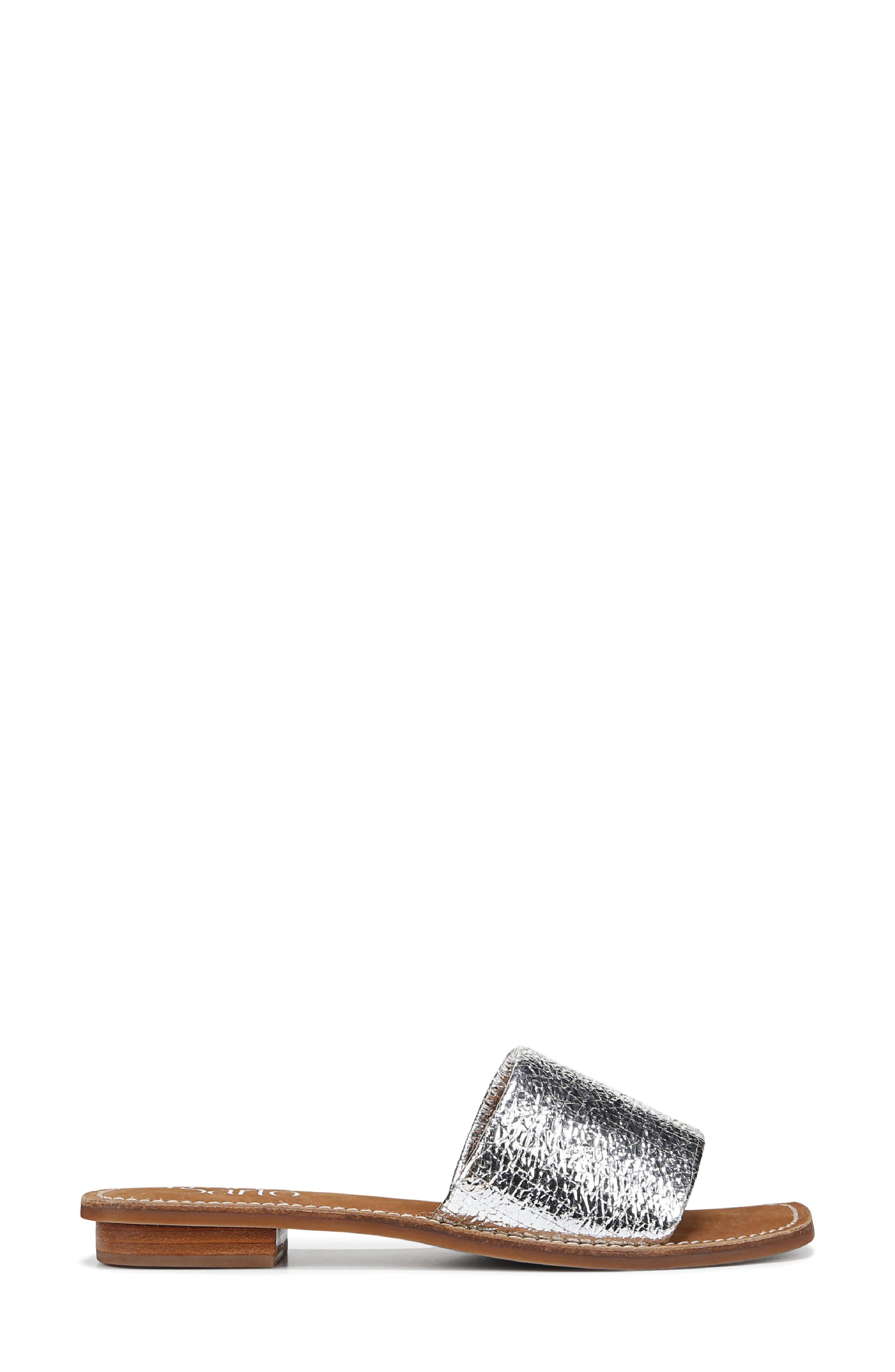 Franco Sarto Tina Raffia Slide Sandal, Alternate, color, 