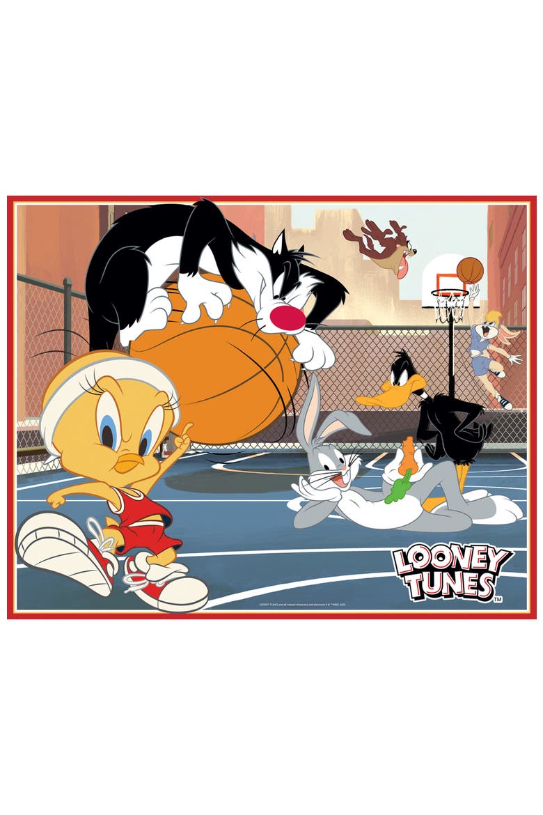 Looney Tunes 100pc Puzzles 4-Pack, Alternate, color, Multicolor