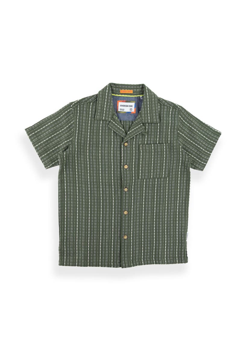 Sovereign Code Evander Shirt, Main, color, Green/ Dash Stripe