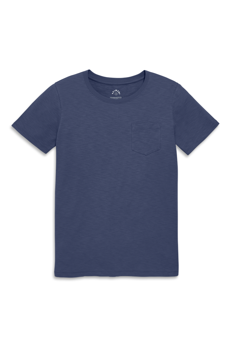 Unisex Fit Slub Pocket Tee, Alternate, color, Sunwashed Navy