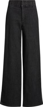 Wit & Wisdom Skyrise Double Waistband Wide Leg Jeans