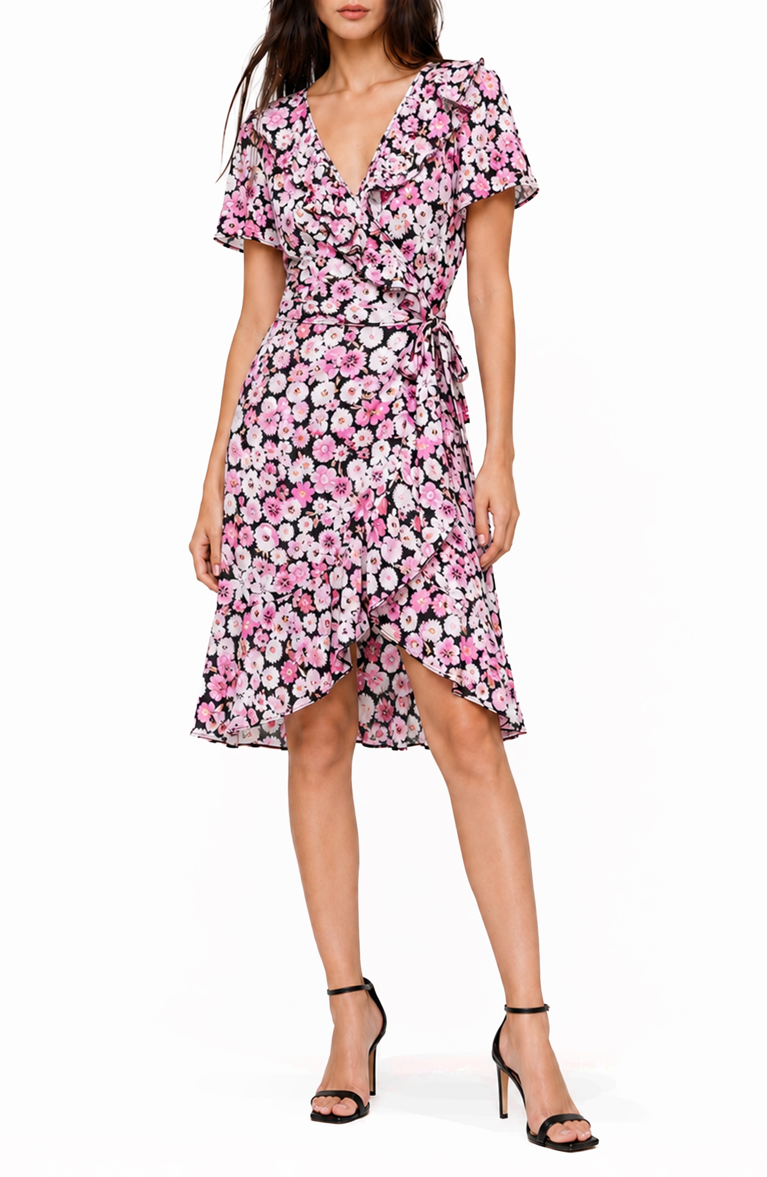 Love by Design Viola Faux Wrap Mini Dress