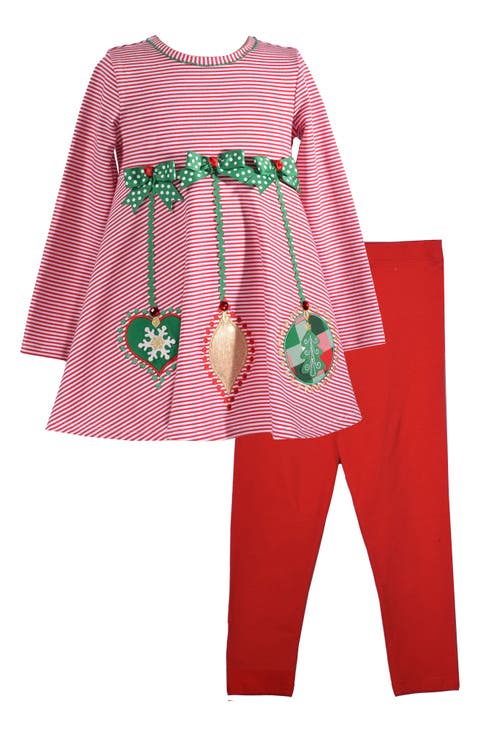 Kids' Hanging Ornaments Tunic & Leggings Set (Little Kid)