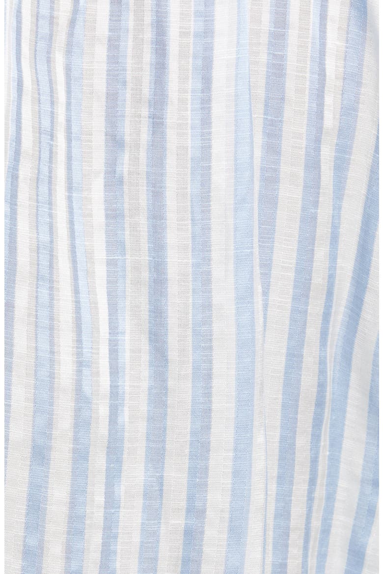 Maple Flutter Sleeve Stripe Top, Alternate, color, BLUE WHITE