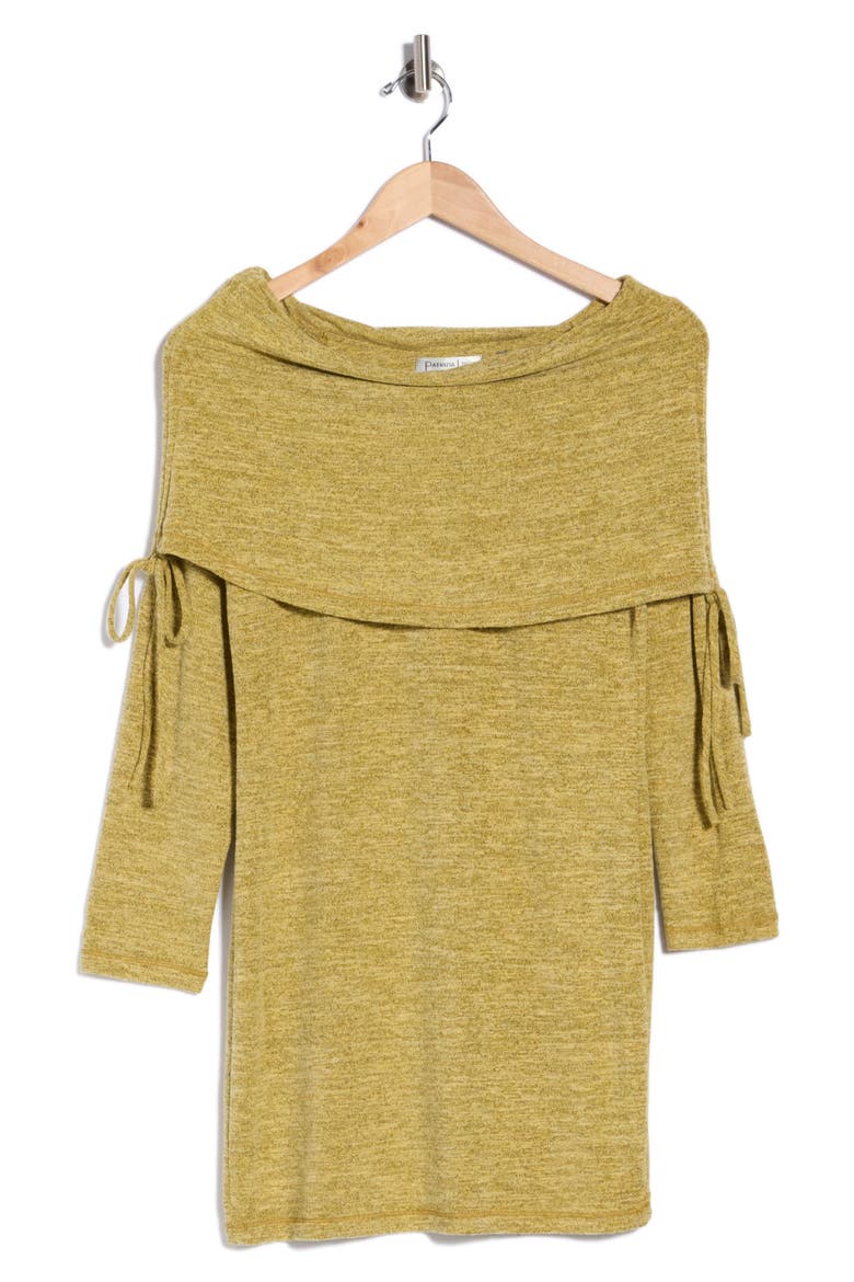 Off the Shoulder Tunic, Alternate, color, YELLOW