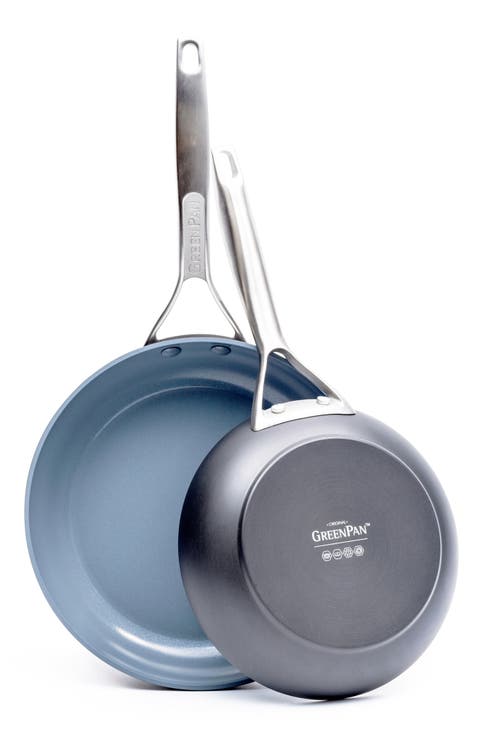 Paris 8-Inch & 10-Inch Anodized Aluminum Ceramic Nonstick Frying Pan Set