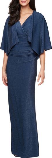 SL FASHIONS Metallic Sleeveless Dress & Jacket Set | Nordstrom