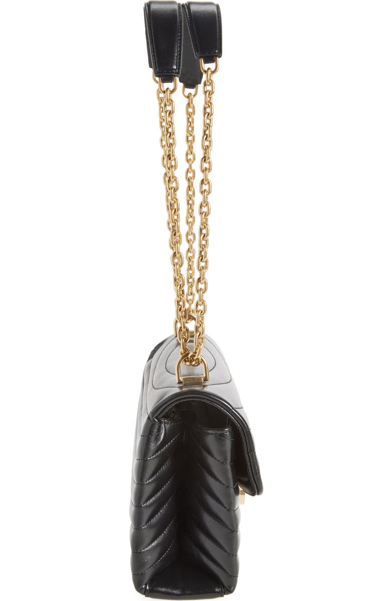 FERRAGAMO Medium Matelassé Leather Shoulder Bag, Alternate, color,