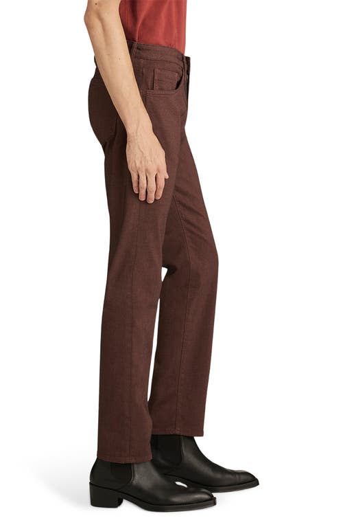 Mavi Jeans Marcus Slim Straight Leg Pants In Brown