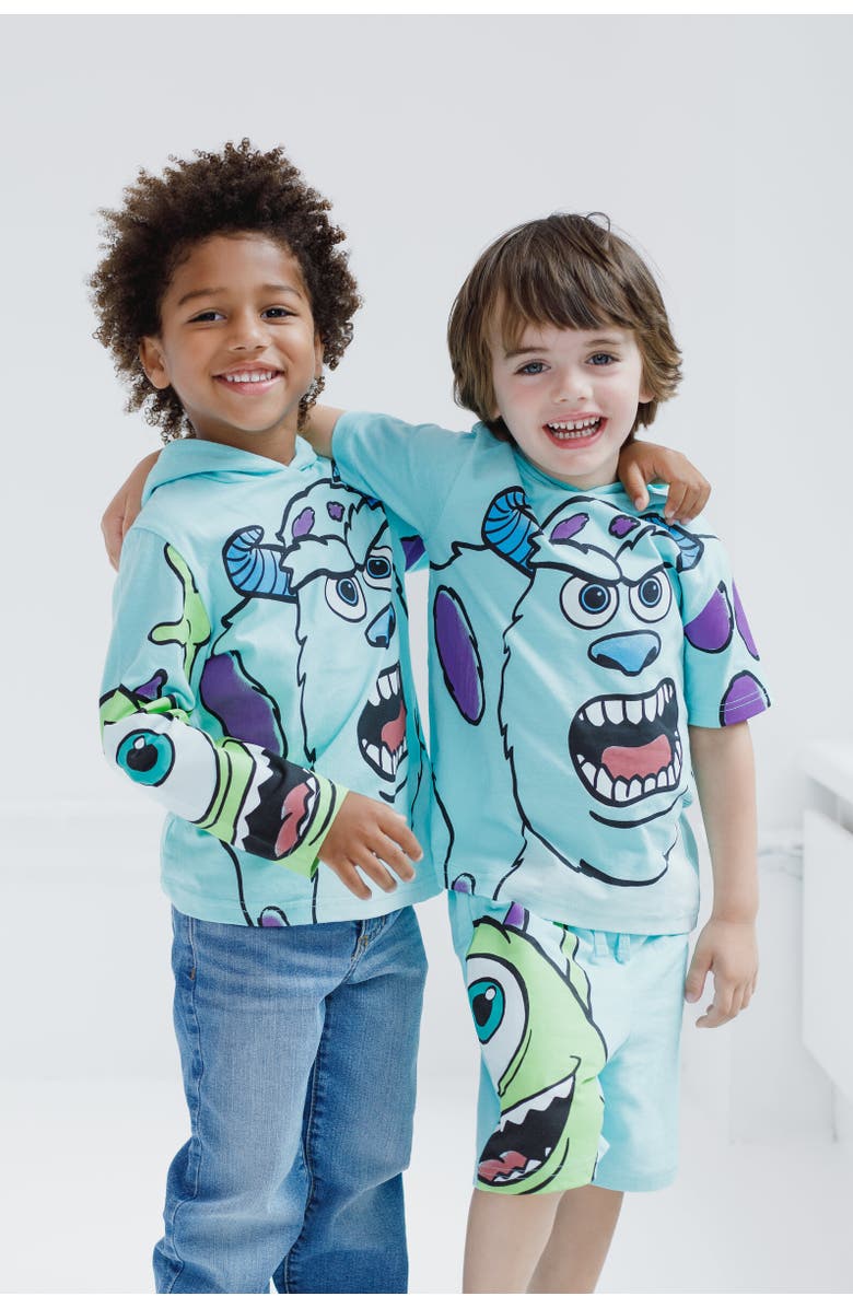 Disney Long Sleeve Hooded T-Shirt, Alternate, color, 