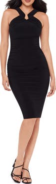 Miraclesuit® Idol Ruched Cutout Stretch Jersey Dress