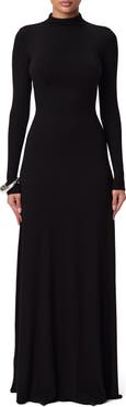 Naked Wardrobe Funnel Neck Long Sleeve Dress
