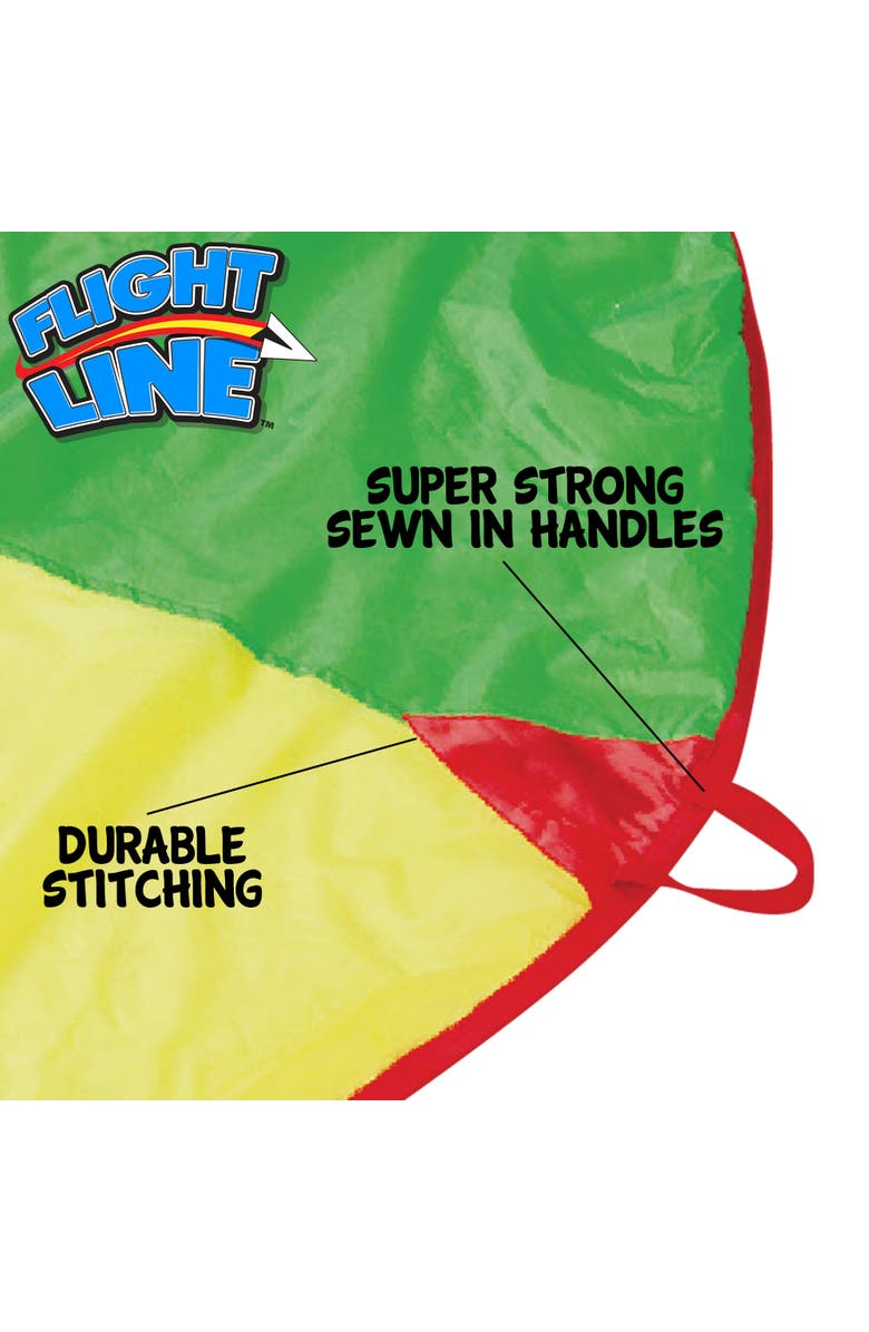Flight Line Giant 10' Parachute, Kids 3+, Alternate, color, Multicolored