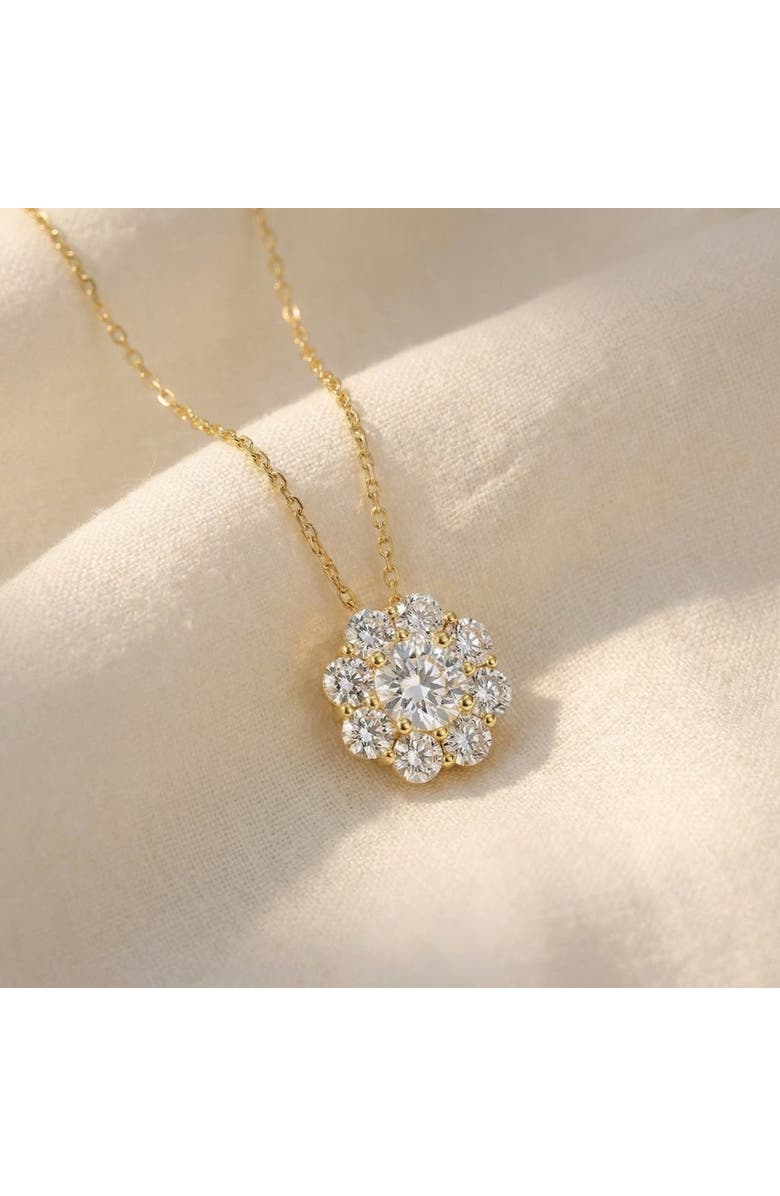 Bliss Diamond 1 Ct Diamond Pendant 10k Gold Necklace, Alternate, color, 10K Yellow Gold