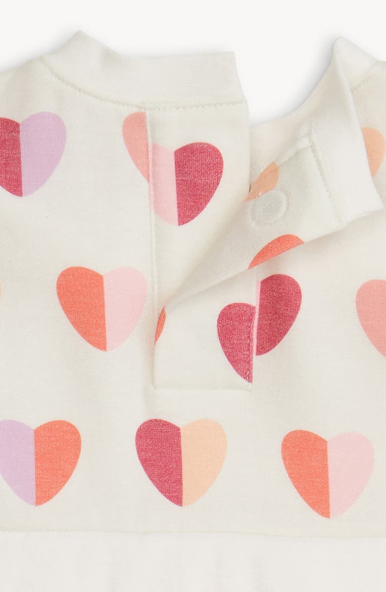 Magnetic Me Hearts Magnetic Brushed Fleece Sweatdress, Alternate, color, Heart