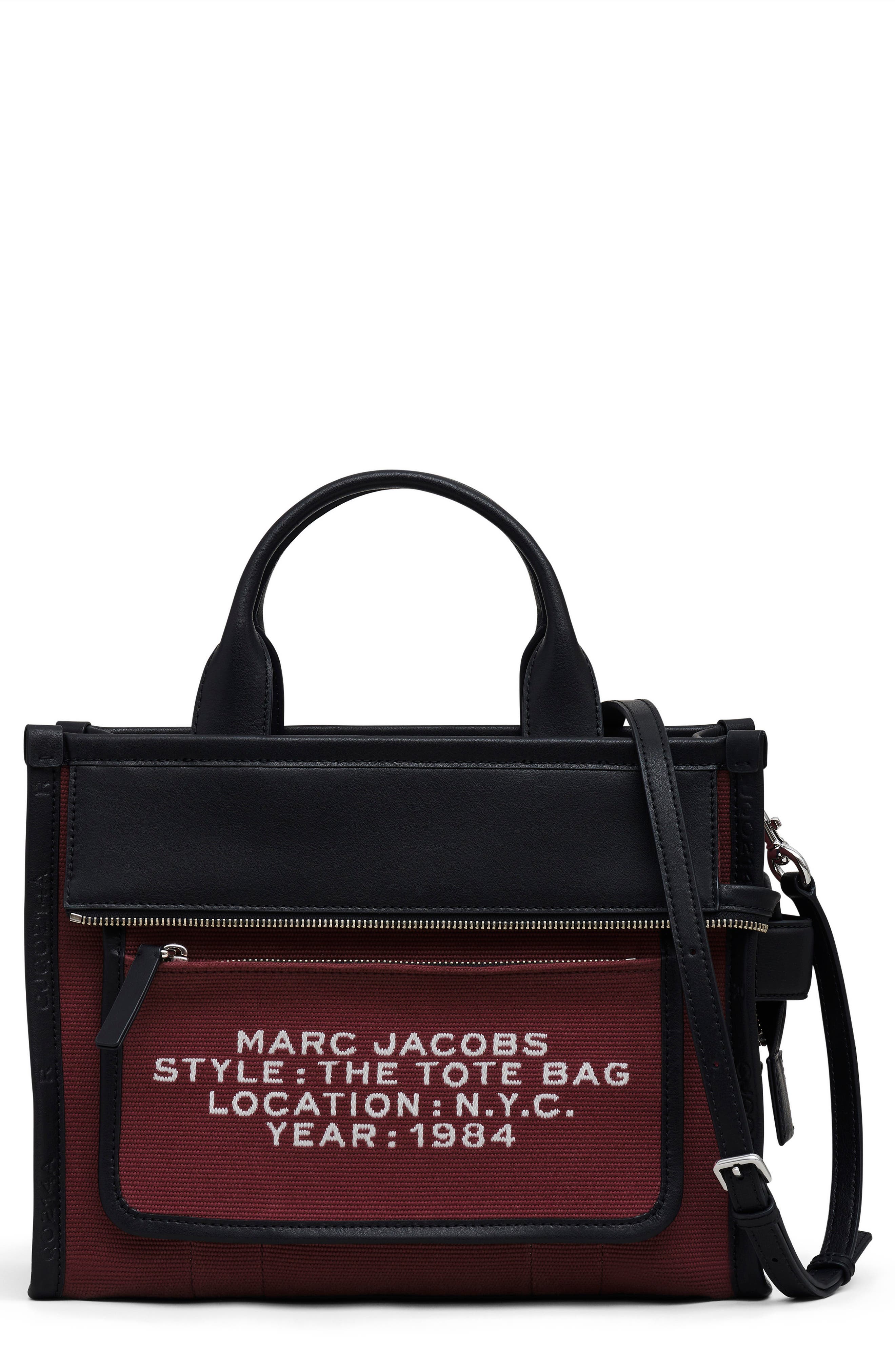 Marc Jacobs The Inside Out Jacquard Medium Tote Bag, Main, color, 