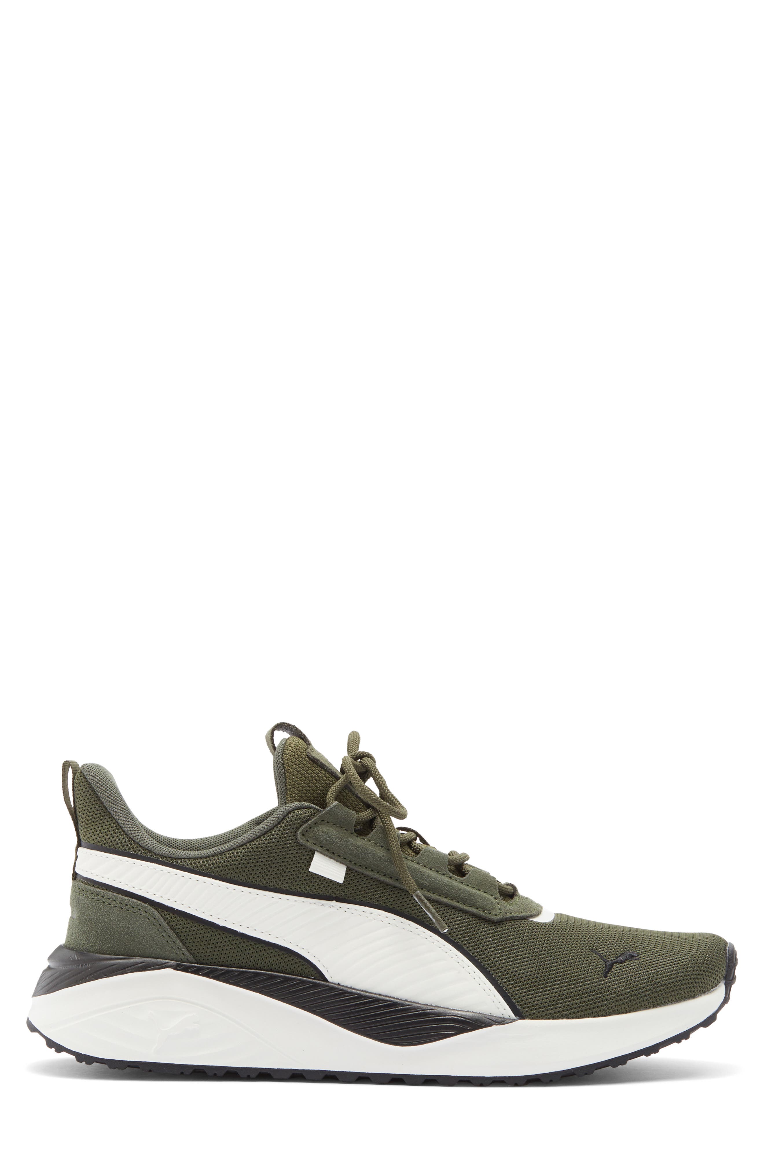 PUMA Pacer 23 Street Sneaker, Alternate, color, Green Moss/ Warm White/ Black