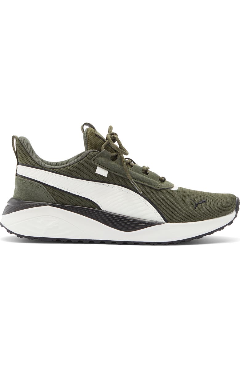 PUMA Pacer 23 Street Sneaker, Alternate, color, Green Moss/ Warm White/ Black
