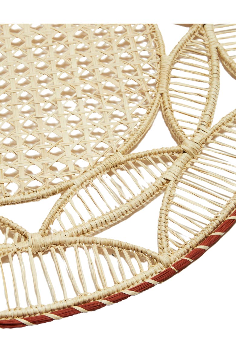 La DoubleJ Raffia Placemats Set Of 2, Alternate, color, Sol Mattone