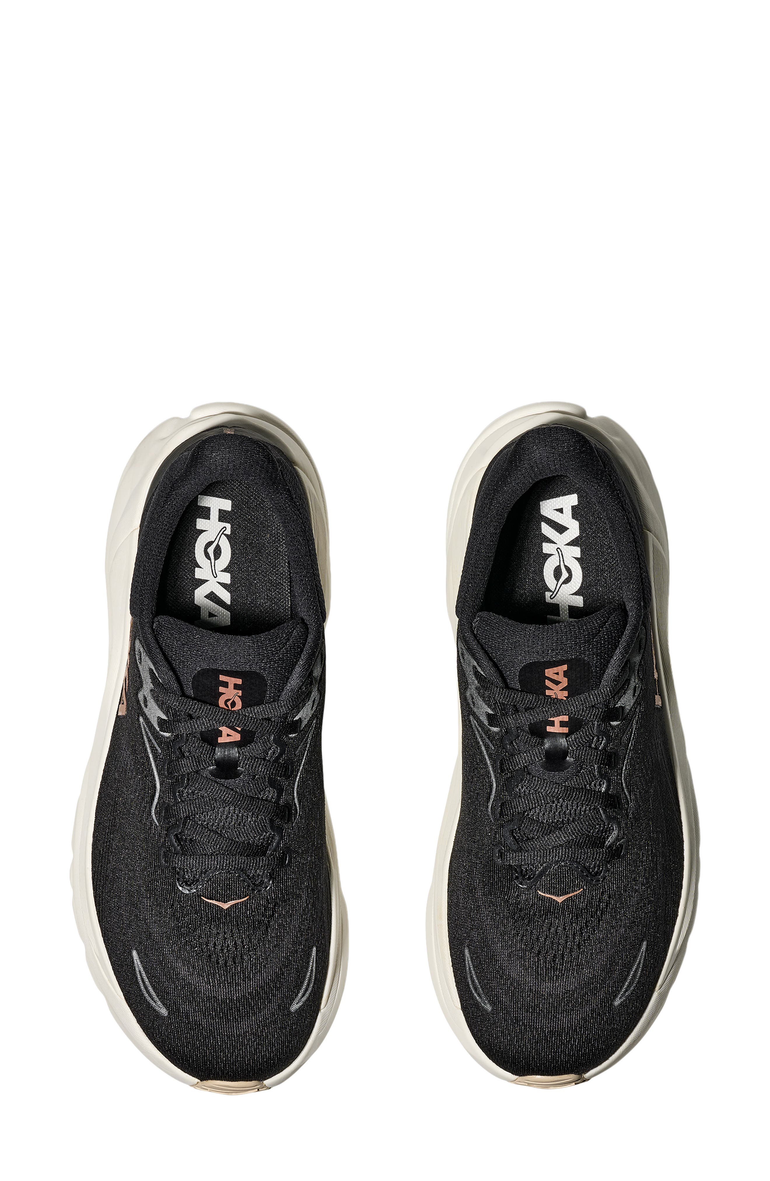 HOKA Arahi 8 Stability Running Shoe, Alternate, color, Black / Rose Gold