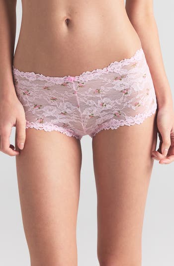SKIMS Stretch Lace Boy Short | Nordstrom