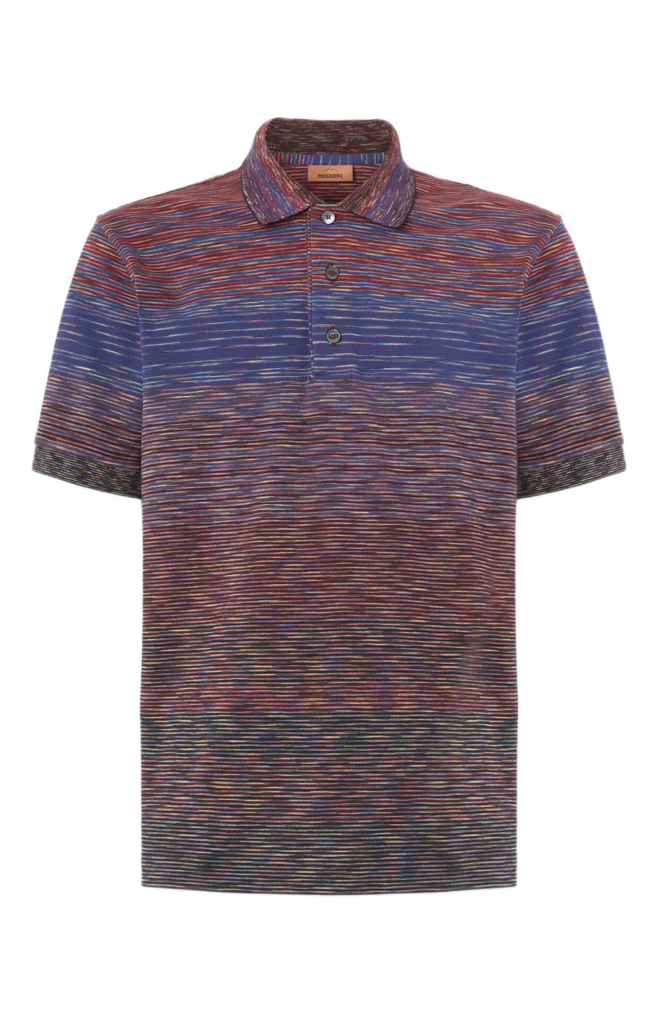 Short Sleeve Polo With Flame Knit - image 4