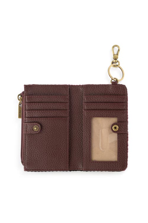 The Sak Encino Crochet Card Wallet In Multi