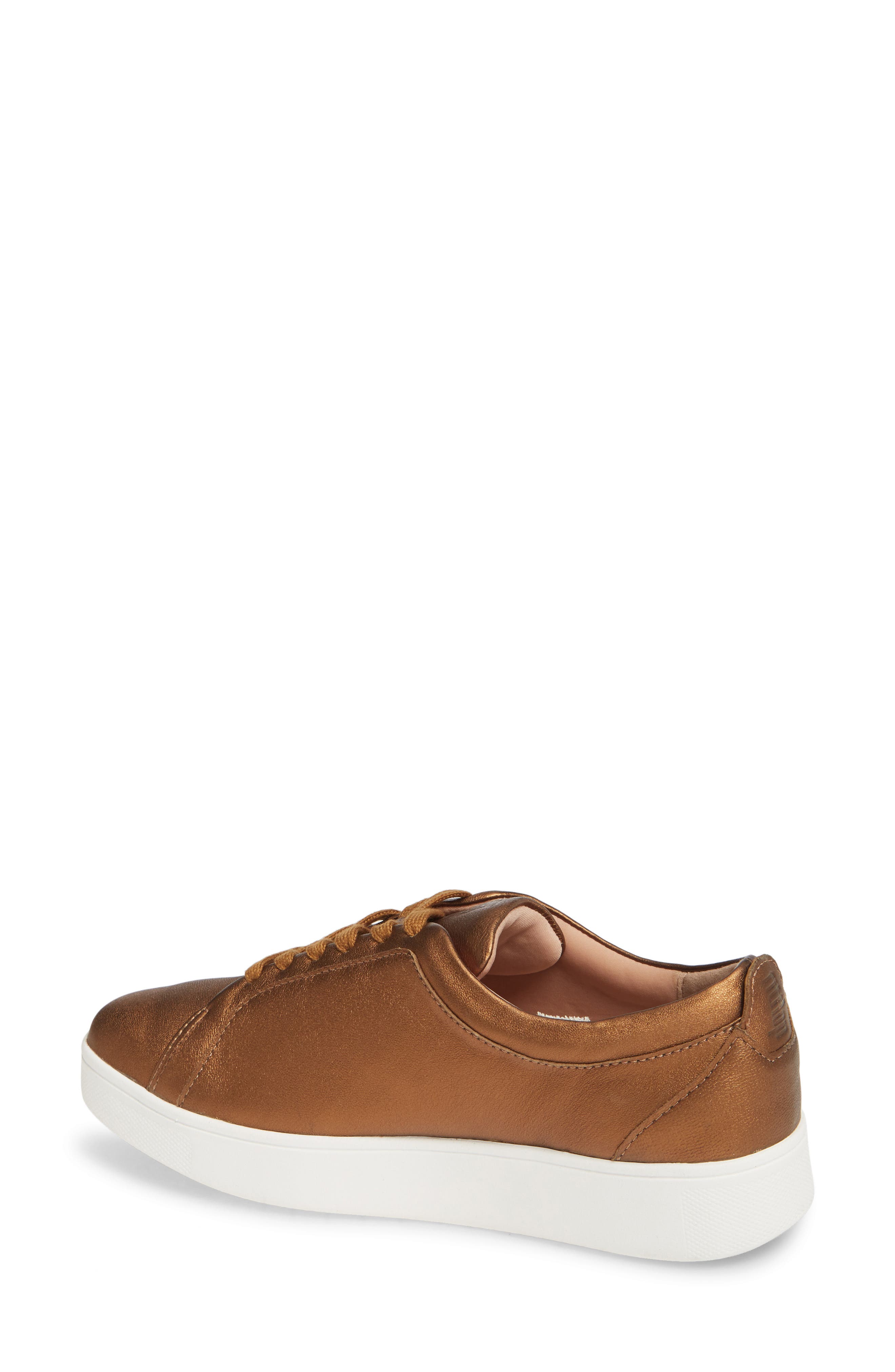 Rally Sneaker, Alternate, color, BRONZE LEATHER