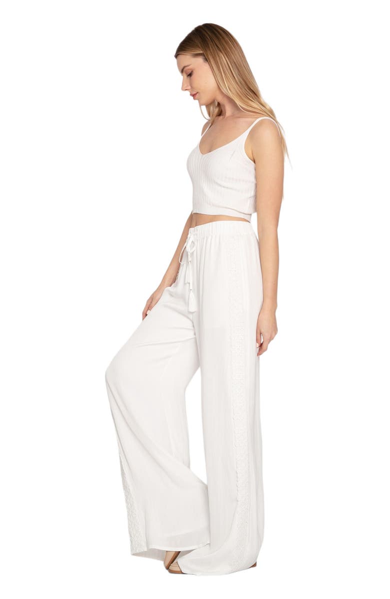 Belle & Bloom Everywhere All At Once Wide Leg Pant, Alternate, color, White